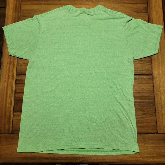 State Of Mine SS Green Tee "Not All Who Wander Are Lost" - Size Large - Picture 3 of 4